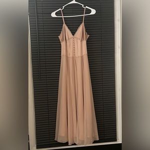 Victoria secret long pink dress. Size small